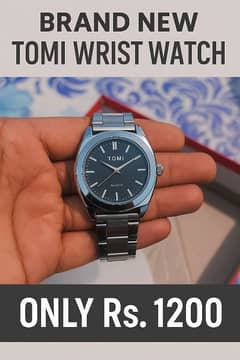 Brand New TOMI Wrist Watch – Stylish & Elegant – Only Rs. 1200