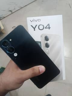 vivo y04 for sale green color with box charger cover 11month warranty