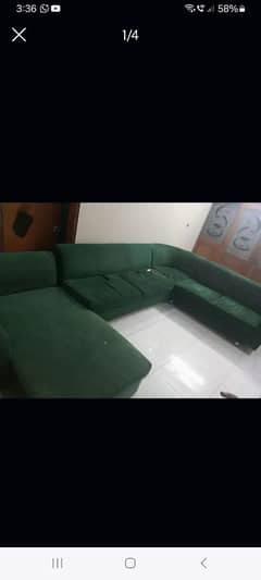 U shape sofa set