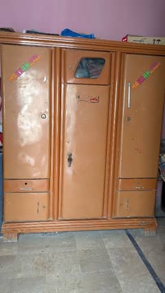 iron almirah 3 doors