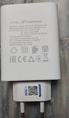 Vivo mobile chrger c type with cable