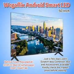 50 INCH ANDROID SMART LED WEGA FLIX