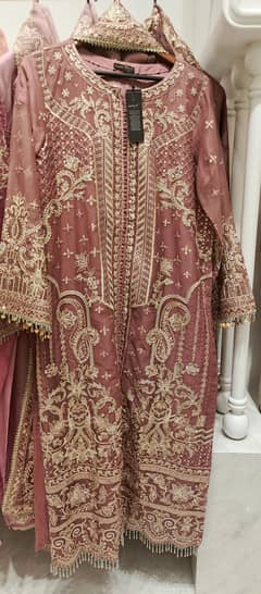 Fully embroidered dress by NAQSHI for wedding function