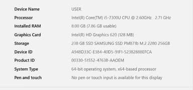Dell 5490 i5 7th gen