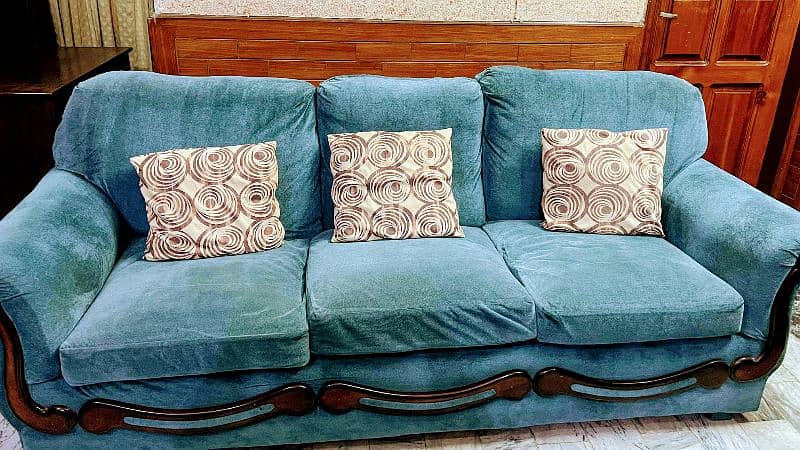 sofa set 7 seater pluse computer table Master molty foam seats 7