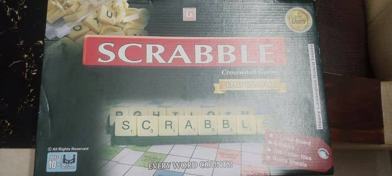 Scrabble blocks in new condition I purchased but I not used 0