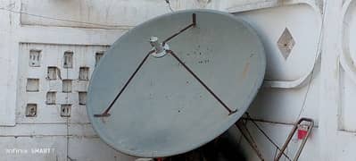 Dish Antina with Receiver with another Dish small with Receiver