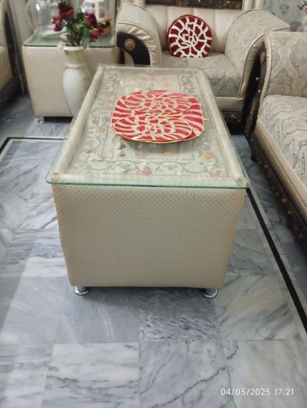 SOFA SET 3 + 2 + 1  PLUS 3 TABLES 11