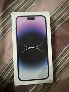 Iphone 14 pro max Pta approved dual esim 256gb with box