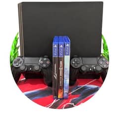 PS4-756 | 1TB | DualShock Controllers | 3 Hit Games