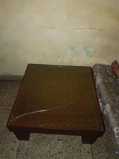 Center  3pece table full wooden