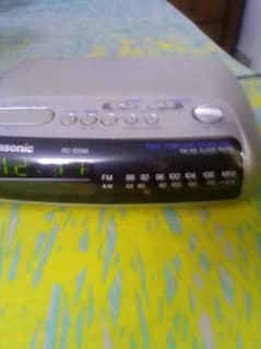 Panasonic radio and clock