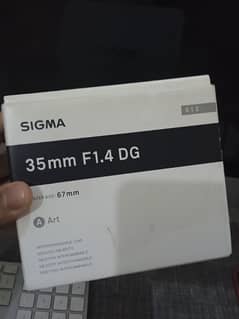 sigma 35mm 1.4 art canon