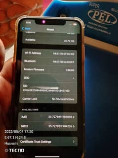 iPhone xs max silver colour