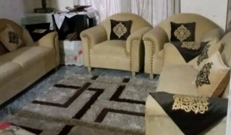 7 seater sofa and 3 tables set 11