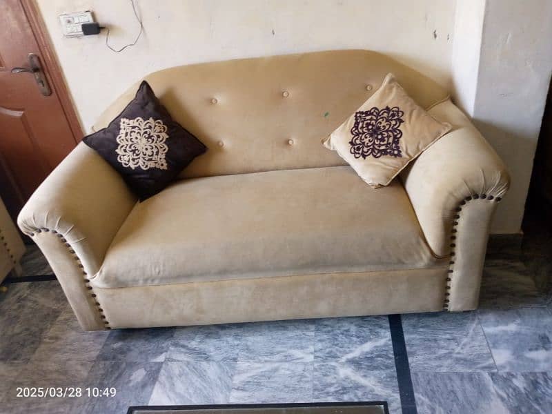 7 seater sofa and 3 tables set 14