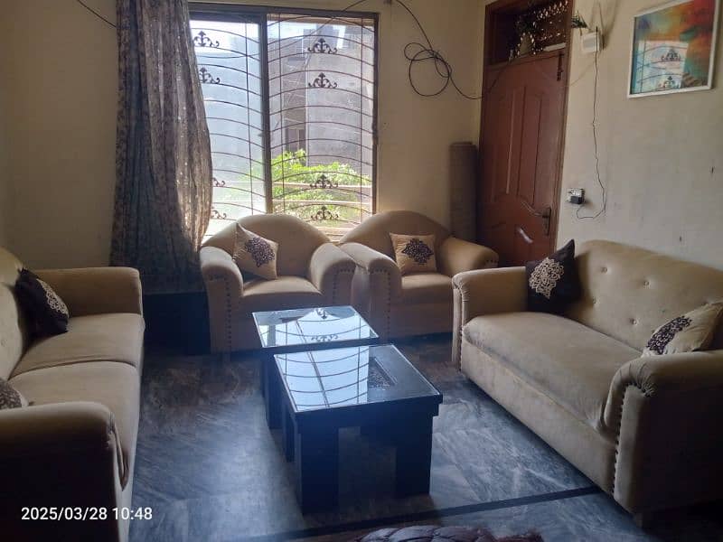 7 seater sofa and 3 tables set 15