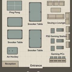 Customer service at snooker + game zone
