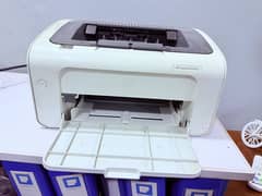 HP Laser Jet Pro M12w printer, black and white
