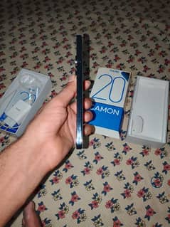 tecno camon 20 8+256 With complete saman sealed set All okay
