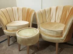 velvet sofa chairs
