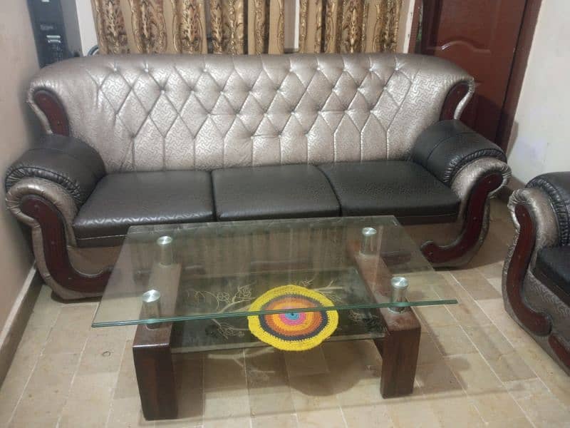 king size sofa with center table 1