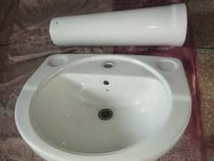 white wash basin