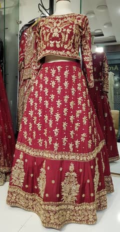 RED BRIDAL DRESS Beautifully Designed