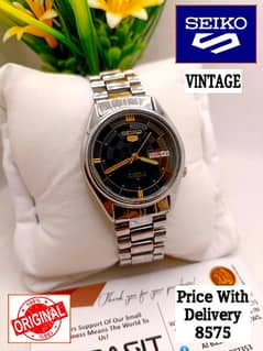 Seiko 5 CITIZENS ORIENT AUTOMATIC MEN WRIST WATCH 03161737353