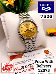 Seiko 5 CITIZENS ORIENT AUTOMATIC MEN WRIST WATCH 03161737353