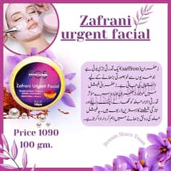 zafrani facial for all skin type
