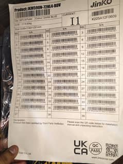 590 watts jinko double glass with document 10 warranty Dilvery on
