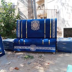 bed dressing side table full set
