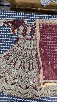 Bridal dress for barat function