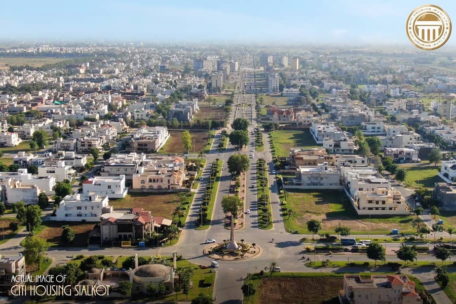 10 Marla Prime Location Plot in A Block Citi Housing Sialkot. 2
