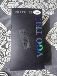 VGO TEL note 23 8/256 helio g99 cpu 7 months warranty