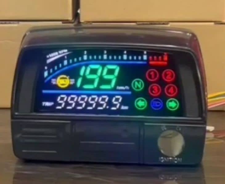 70cc digital speedometer/ led display meter / digital universal meter 4