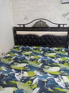 iron Double  bed with Metress