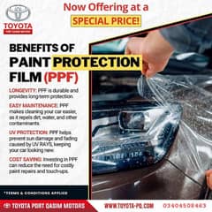 Protect your vehicle with Paint Protection Film (PPF)