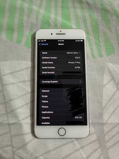 iPhone 7 Plus PTA Approved 256GB
