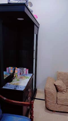 Wooden bed set for sale