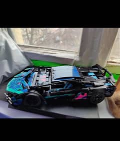 Sports car building blocks, Racing car assembly toy,