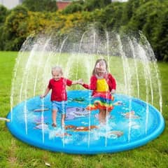 Cross border water spray mat children water play fountain & other toys