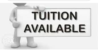 Tution available