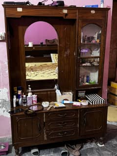Dressing Table and Iron Almirah for sale