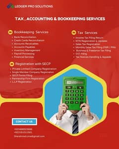 FBR/PRA Tax Filing & Bookkeeping Services