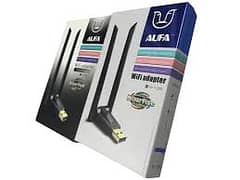 Alfa Wifi USB Dual Antenna Adapter 300MB - wifi device - wifi adapter