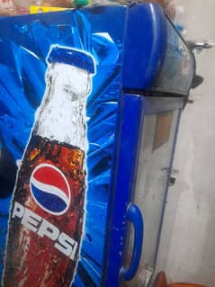 pepsi vertical fridge