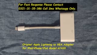 original apple lightning to vga adapter for iPad iPhone iPod