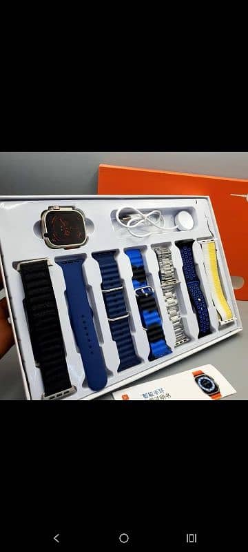 ULTRA  7 IN 1 SMART WATCH  COMPLETE STRAP RANGE  49 MM  METALLIC CASE 1